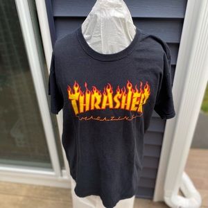 Thrasher Magazine Flames shirt,  Mens fit Large EUC